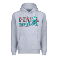 Heather Grey dental assistant Premium Hoodie - texasbilliewilder