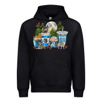 Black Wolf coffee cups Urban Hoodie - texasbilliewilder