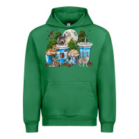 Emerald Wolf coffee cups Urban Hoodie - texasbilliewilder