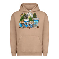 Pigment Burro Wolf coffee cups Urban Hoodie - texasbilliewilder