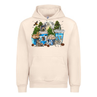 Sandshell Wolf coffee cups Urban Hoodie - texasbilliewilder
