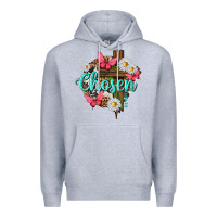 Heather Grey chosen Premium Hoodie - texasbilliewilder