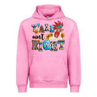 Fuchsia Pink Y'all ain't right crazy Urban Hoodie - texasbilliewilder