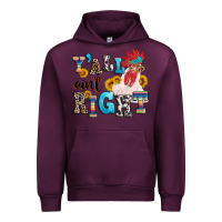 Mauve Wine Y'all ain't right crazy Urban Hoodie - texasbilliewilder