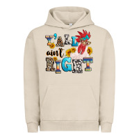 Pigment French Oak Y'all ain't right crazy Urban Hoodie - texasbilliewilder