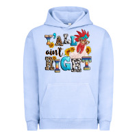 Pigment Grape Ice Y'all ain't right crazy Urban Hoodie - texasbilliewilder