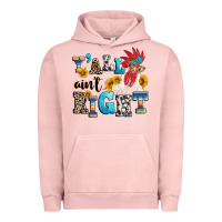 Pigment Salmon Y'all ain't right crazy Urban Hoodie - texasbilliewilder