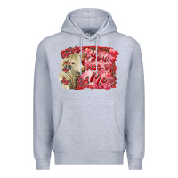 Heather Grey Valentine's day you moo ve me charolais cow Premium Hoodie - RanaPortraitStore