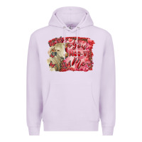 Lilac Valentine's day you moo ve me charolais cow Premium Hoodie - RanaPortraitStore