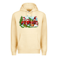 Pina Colada Christmas gnomes truck Premium Hoodie - Zillion Design Studio