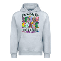 Heather Grey I'm ready for second grade but is it ready for me Urban Hoodie - RanaPortraitStore