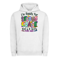 Pigment Lunar Rock I'm ready for second grade but is it ready for me Urban Hoodie - RanaPortraitStore