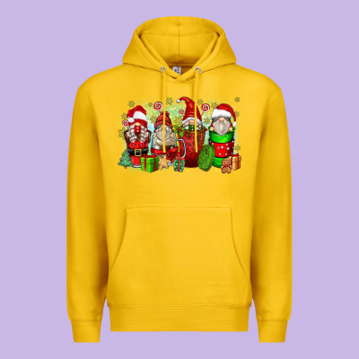 Christmas Gnome Coffee Cups Premium Hoodie Designed By Zillion Design Studio