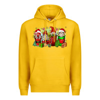 Lemon Christmas gnome coffee cups Premium Hoodie - Zillion Design Studio
