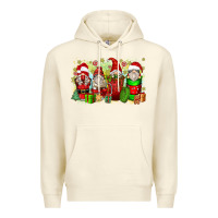 Sandshell Christmas gnome coffee cups Premium Hoodie - Zillion Design Studio