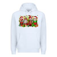 White Christmas gnome coffee cups Premium Hoodie - Zillion Design Studio