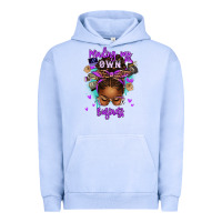 Pigment Grape Ice minding my own business afro messy bun Urban Hoodie - texasbilliewilder