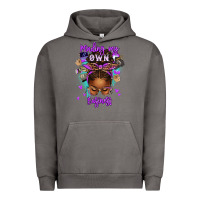 Pigment Tornado minding my own business afro messy bun Urban Hoodie - texasbilliewilder