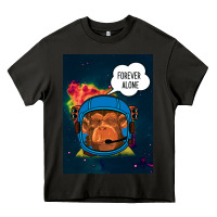 Asphalt Forever Alone, Monkey, Space, Monkey At Space, Heavy Core Tee - Bettercallsaul