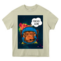 Mossy Forever Alone, Monkey, Space, Monkey At Space, Heavy Core Tee - Bettercallsaul