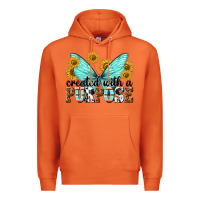 Carrot created with a purpose Premium Hoodie - texasbilliewilder