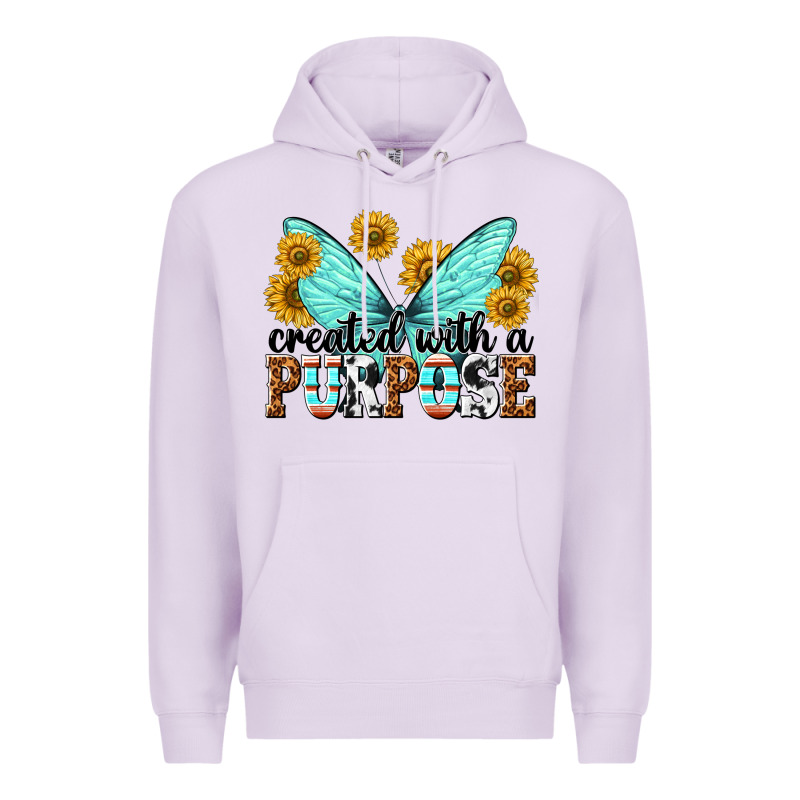 Created With A Purpose Premium Hoodie by texasbilliewilder | Teevron