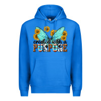 True Royal created with a purpose Premium Hoodie - texasbilliewilder