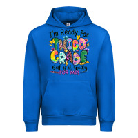 Cobalt I'm ready for third grade but is it ready for me Urban Hoodie - RanaPortraitStore