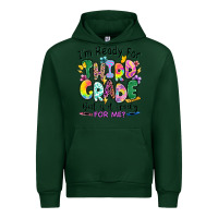 Forest Green I'm ready for third grade but is it ready for me Urban Hoodie - RanaPortraitStore
