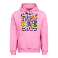 Fuchsia Pink I'm ready for third grade but is it ready for me Urban Hoodie - RanaPortraitStore