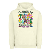 Pigment Pistachio I'm ready for third grade but is it ready for me Urban Hoodie - RanaPortraitStore