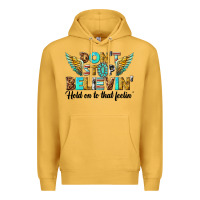 Mustard dont stop believing Premium Hoodie - texasbilliewilder