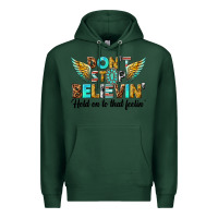 Sports Green dont stop believing Premium Hoodie - texasbilliewilder