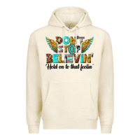 Tofu dont stop believing Premium Hoodie - texasbilliewilder