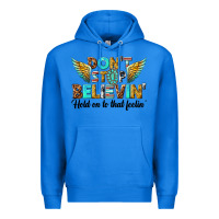 True Royal dont stop believing Premium Hoodie - texasbilliewilder