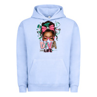 Pigment Grape Ice afro messy bun diva life Urban Hoodie - texasbilliewilder