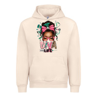 Sandshell afro messy bun diva life Urban Hoodie - texasbilliewilder