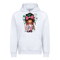 White afro messy bun diva life Urban Hoodie - texasbilliewilder