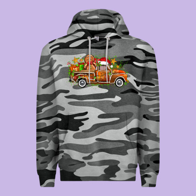 Christmas Gingerbread Truck Premium Hoodie Designed By Zillion Design Studio