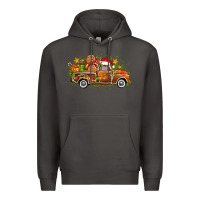 Smoke christmas gingerbread truck Premium Hoodie - Zillion Design Studio