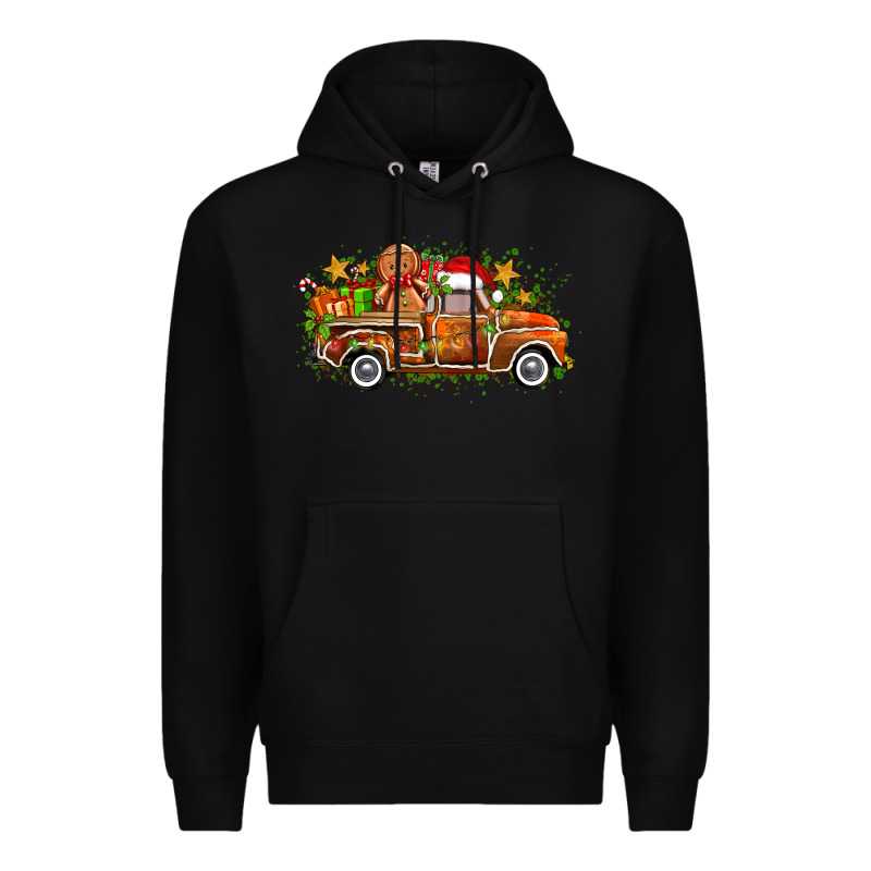 Christmas Gingerbread Truck Premium Hoodie by Zillion Design Studio | Teevron