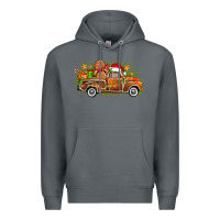 Rock christmas gingerbread truck Premium Hoodie - Zillion Design Studio