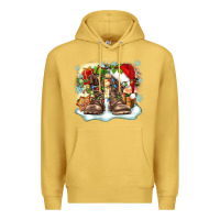 Antique Gold army christmas Premium Hoodie - Zillion Design Studio
