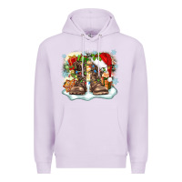 Lilac army christmas Premium Hoodie - Zillion Design Studio