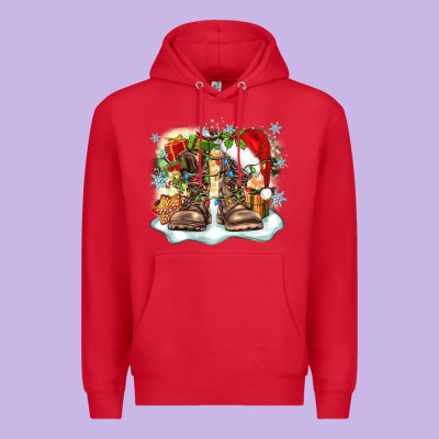 Army Christmas Premium Hoodie Designed By Zillion Design Studio
