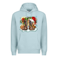 Blue Mist army christmas Premium Hoodie - Zillion Design Studio