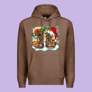 Army Christmas Premium Hoodie Designed By Zillion Design Studio