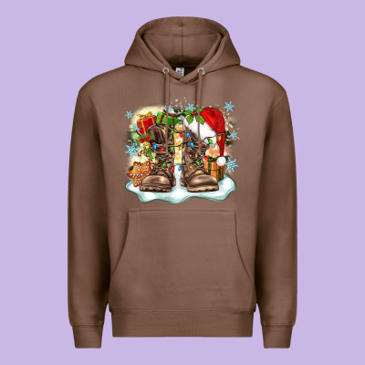 Army Christmas Premium Hoodie Designed By Zillion Design Studio