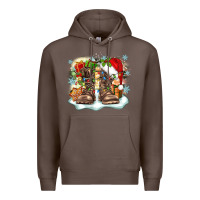 Coffee army christmas Premium Hoodie - Zillion Design Studio