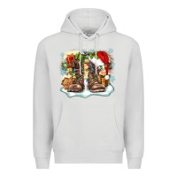 Dove Grey army christmas Premium Hoodie - Zillion Design Studio
